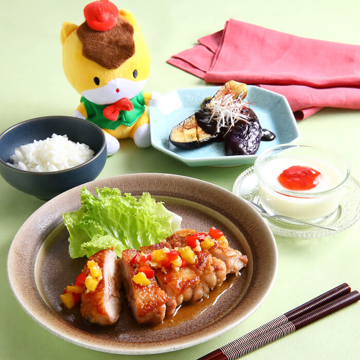 【スタジオ限定】群馬食材を満喫！旨味あふれる上州地鶏と群馬県産なすの絶品中華