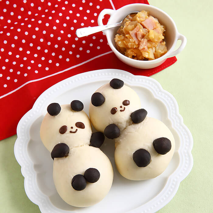 じゃがベーコンのパンダパン