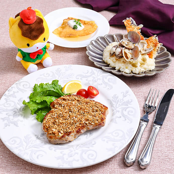 【スタジオ限定】群馬の恵みを味わう！『上州麦豚』と『群馬県産梅』を使った華やかお