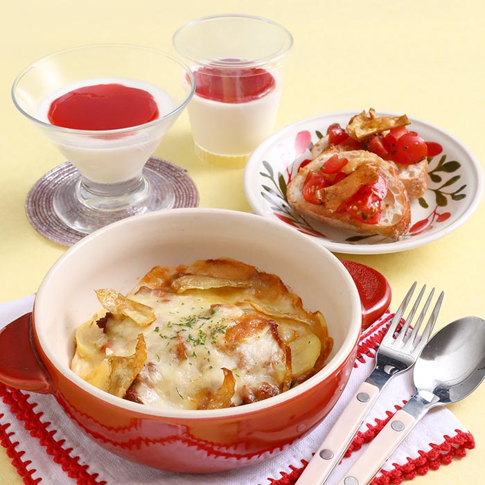 【食品ロス削減レッスン】じゃがいもをまるごと食べよう！ポテトラザニア