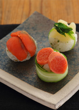 洋風手まり寿司3種 のレシピ 作り方 Abcクッキングスタジオのレシピ 料理教室 スクールならabcクッキングスタジオ